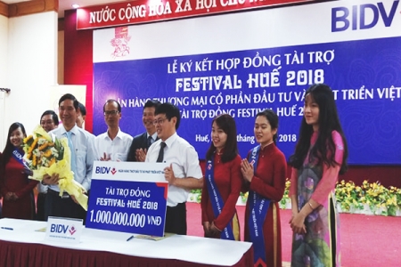 BIDV tài trợ 1 tỷ đồng cho Festival Huế 2018