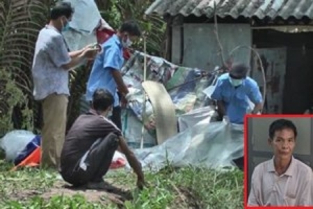 Trà Vinh: Tá hỏa phát hiện xác chết nằm trong lu cám