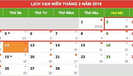 Thủ tướng Chính phủ chốt phương án nghỉ Tết Nguyên đán 2019