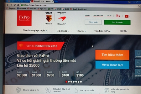 Website fxpro.com: Sẽ mất tiền nếu giao dịch!