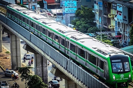 Tàu điện Cát Linh - Hà Đông chạy thử toàn tuyến vào ngày 20/9