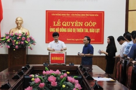 Thanh Hóa: Hơn 5 tỷ đồng ủng hộ người dân vùng lũ