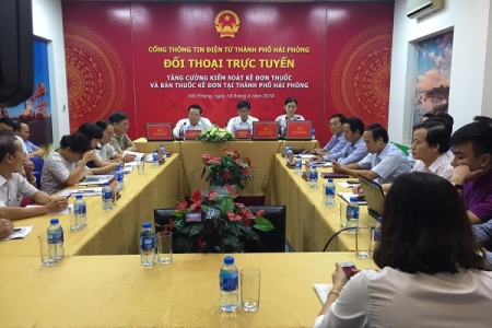 Hải Phòng: Đối thoại trực tuyến về Tăng cường kiểm soát kê đơn thuốc và bán thuốc kê đơn