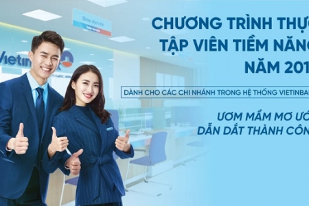 VietinBank tuyển dụng gần 150 thực tập viên năm 2018