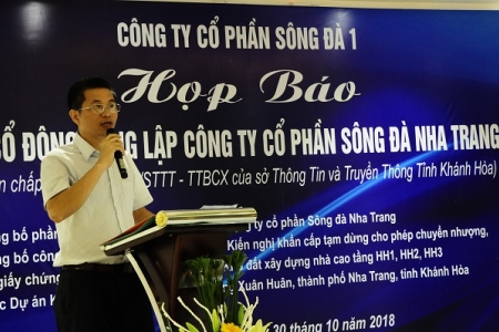 Công ty CP Sông Đà 1: Họp báo về sai phạm tại Công ty CP Sông Đà Nha Trang