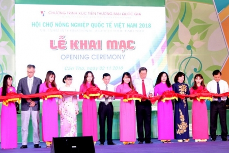 Cần Thơ: Khai mạc Hội chợ Nông nghiệp Quốc tế Việt Nam 2018