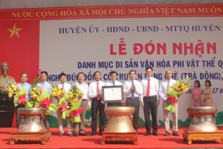 Thanh Hóa: Vinh danh di sản văn hóa phi vật thể quốc gia nghề đúc đồng làng Chè