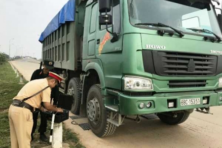 Vĩnh Phúc: Quyết liệt xử lý xe quá khổ, quá tải