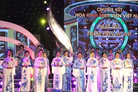 Nguyễn Thị Phương Lan ĐH Luật - Huế trở thành Hoa khôi SV Việt Nam 2018