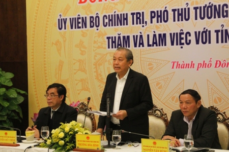 Phó Thủ tướng thường trực Trương Hòa Bình thăm và làm việc tại Quảng Trị