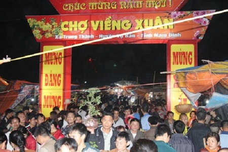 Chợ Viềng Xuân 2019 (Nam Định): Bảo tồn tinh hoa văn hóa cộng đồng