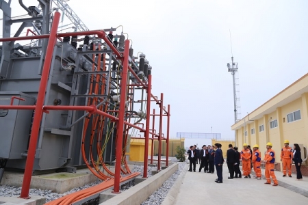 Công trình Đường dây và trạm biến áp 110kV Đồng Văn 4: Thúc đẩy phát triển KT tỉnh Hà Nam