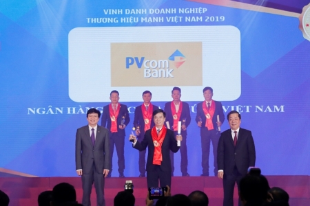 PVcomBank nhận giải thưởng Thương hiệu mạnh Việt Nam năm 2018