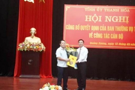 Thanh Hóa: Công bố Quyết định về công tác cán bộ chủ chốt tại huyện Quảng Xương và Đông Sơn