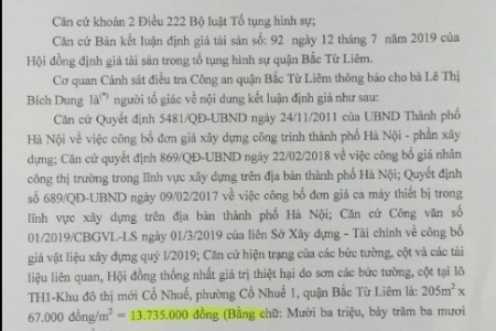 Quận Bắc Từ Liêm: Công an định giá tài sản bị hủy hoại của trường Pascal