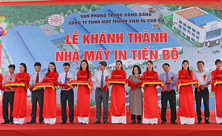 Khánh thành cơ sở mới Nhà máy In Tiến Bộ