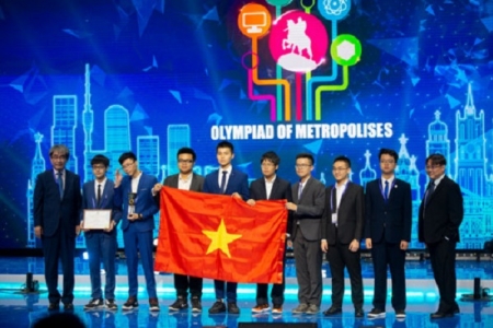 Đoàn học sinh Hà Nội giành 3 huy chương vàng tại Olympic quốc tế Moscow 2019