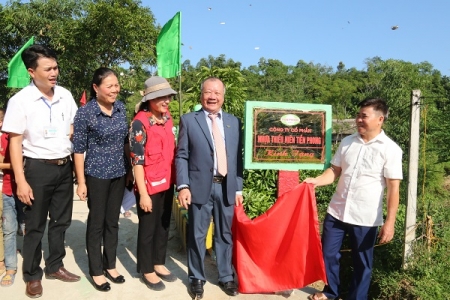 Cầu Bản Nhiệt - cây cầu số 21 trong Chương trình “Cầu nối yêu thương” của Nhựa Tiền Phong đã đưa vào sử dụng