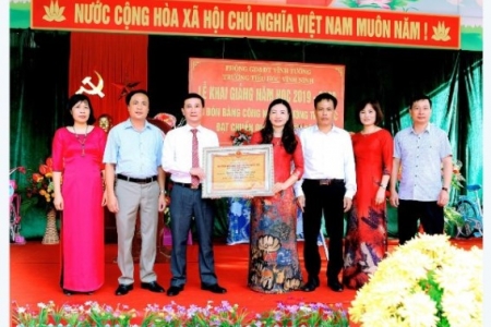 Trường TH Vĩnh Ninh (Vĩnh Phúc): Đạt chuẩn quốc gia mức độ 2 sớm so với kế hoạch