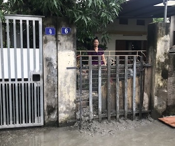 Hải Phòng: Nợ “tín dụng đen”, bị hàn bịt cổng, đổ bê tông chặn lối vào nhà!