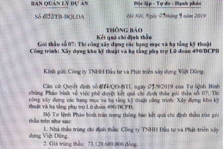 ‘Nghi án’ làm giả hồ sơ dự thầu?