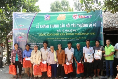 Nhựa Tiền Phong: Khánh thành cầu nối yêu thương số 46