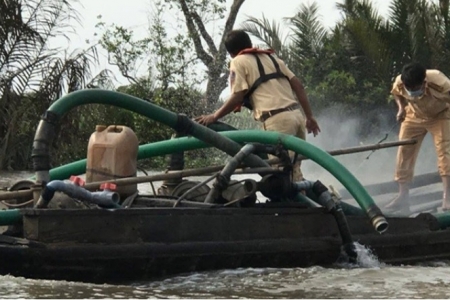 Đồng Nai: Liên tục phát hiện đối tượng bơm hút cát trái phép