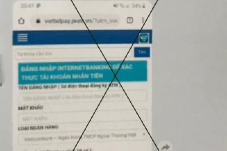 Cảnh báo giả mạo ViettelPay để lừa đảo chiếm đoạt tài sản