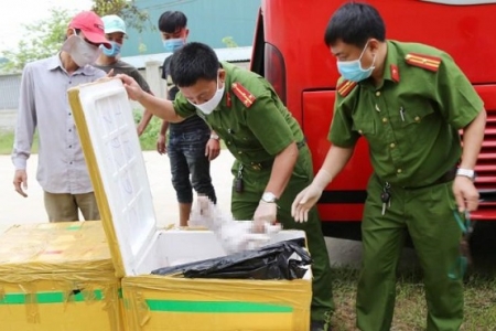 Hà Tĩnh: Liên tiếp phát hiện xe khách vận chuyển thực phẩm không rõ nguồn gốc