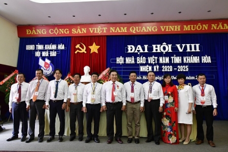 Đại hội lần thứ VIII Hội nhà báo Việt Nam tỉnh Khánh Hòa thành công tốt đẹp