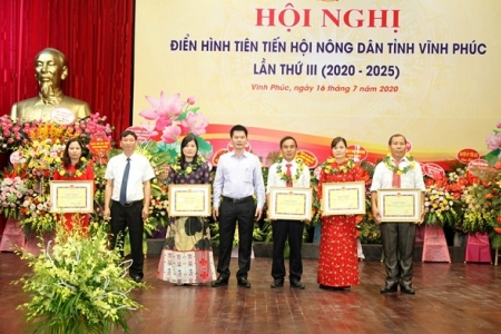 Hội Nông dân tỉnh Vĩnh Phúc tổ chức Hội nghị điển hình tiên tiến lần thứ III (2020 - 2025)