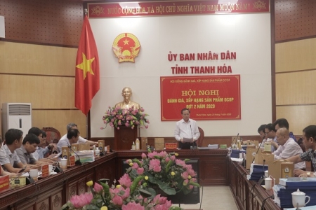 Thanh Hóa: Đánh giá, xếp hạng sản phẩm OCOP cấp tỉnh đợt 2 năm 2020