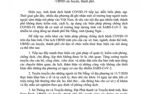 Nam Định: Tiếp tục triển khai các biện pháp phòng chống dịch bệnh COVID-19