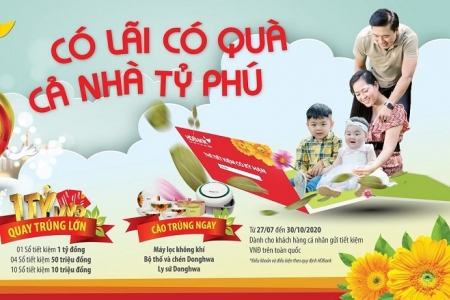 HDBank triển khai chương trình ưu đãi “Có lãi có quà, cả nhà tỷ phú”