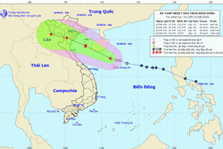 Áp thấp tiếp tục mạnh thêm, bão có thể đổ bộ vào miền Bắc trong 2 ngày tới