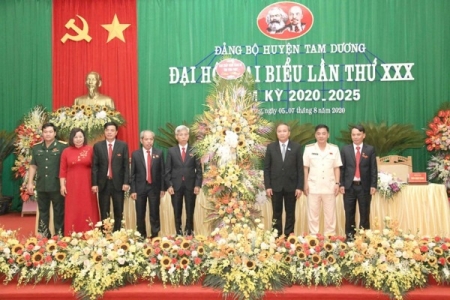 Huyện Tam Dương (Vĩnh Phúc): Khai mạc Đại hội đại biểu Đảng bộ nhiệm kỳ 2020 – 2025