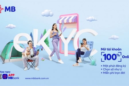 MB ra mắt tính năng Định danh trực tuyến (eKYC) trên App MBBank