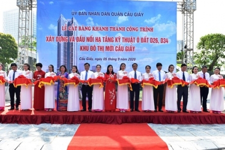 Quận Cầu Giấy: Khánh thành và khởi công nhiều dự án trọng điểm