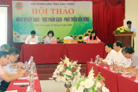 Vĩnh Phúc: Hội thảo nông nghiệp xanh - thực phẩm sạch - phát triển bền vững