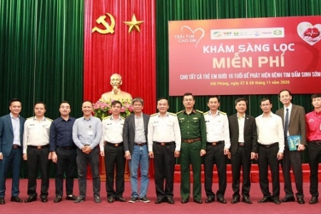 Nhựa Tiền Phong: Tài trợ chương trình khám sàng lọc tim miễn phí tại Hải Phòng