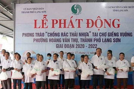 TP. Lạng Sơn phát động phong trào “Chống rác thải nhựa”