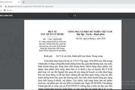 Cục Quản lý Dược: Tăng cường thanh tra, kiểm tra đối với hoạt động sản xuất, nhập khẩu, kinh doanh mỹ phẩm