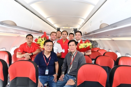 Sẵn sàng mùa cao điểm, Vietjet chào đón thêm tàu bay A321neo ACF hiện đại nhất thế giới