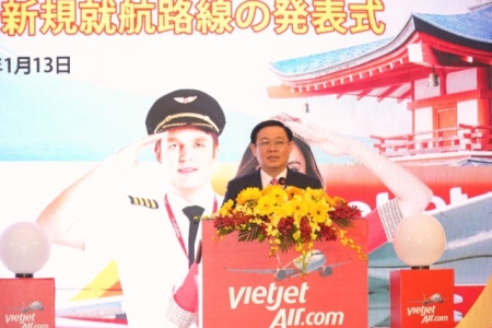 Vietjet mở thêm 5 đường bay mới tới Nhật Bản