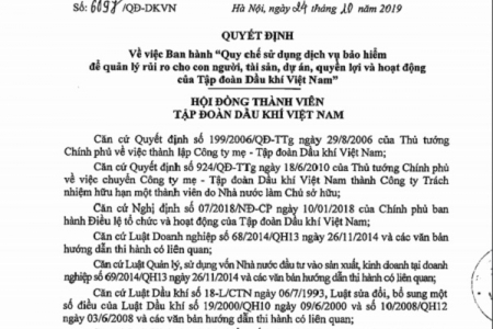 Quy chế đấu thầu dịch vụ bảo hiểm: “PVN cần thực hiện nghiêm pháp luật về đấu thầu”