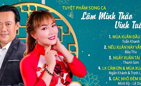 Doanh nhân Vinh Tuấn kết hợp nữ Ca sĩ Lâm Minh Thảo ra mắt album “Nâng chén tình Xuân”