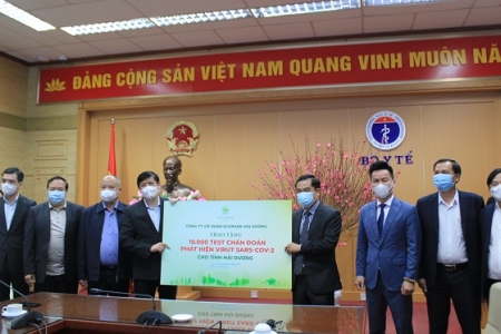 Tập đoàn Ecopark đồng hành cùng ngành Y tế trong công tác phòng, chống dịch COVID-19