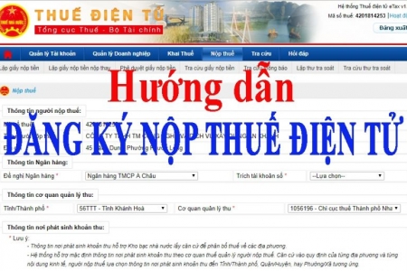 3 cách để người nộp thuế thực hiện đăng ký tài khoản giao dịch thuế điện tử