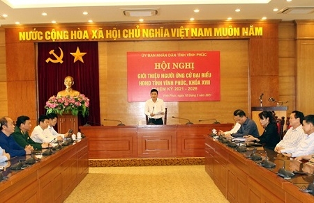 Vĩnh Phúc giới thiệu người ứng cử đại biểu HĐND tỉnh khóa XVII