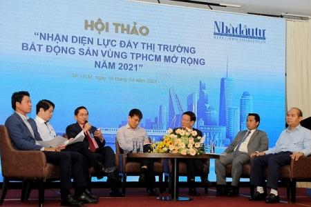 Hội thảo "Nhận diện lực đẩy phát triển thị trường bất động sản vùng TP. HCM mở rộng năm 2021”